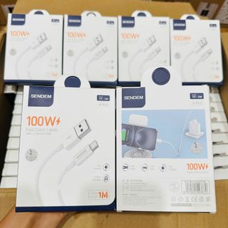 Cáp sạc siêu nhanh Sendem TF-1M 100W chân TypeC