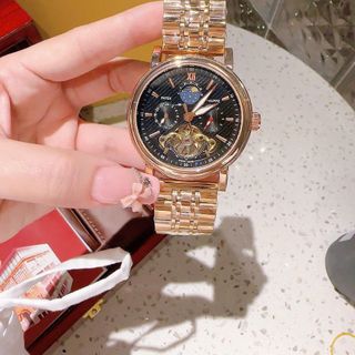 XẢ KHO ĐỒNG HỒ NAM TRUNG CẤP FATEK DÂY THÉP SỐ VẠCH AUTOMATIC