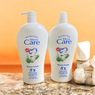 Sữa Tắm Skin Care Hương Sữa Dê – Dưỡng Ẩm, Mềm Da, Lưu Hương Quyến Rũ