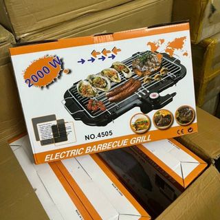 Bếp nướng điện không khói Babale (Thùng 16 cái) Electric Barbecue Grill NO.4505 2000W Bếp nướng lẩu, Bếp Điện Nướng Lẩu BBQ
