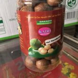 Hạt mắc ca rang tách nứt  hũ nhựa 500g