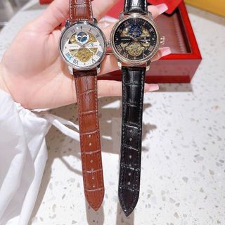 XẢ KHO ĐỒNG HỒ NAM TRUNG CẤP  FATEK DÂY DA SỐ LA MÃ AUTOMATIC