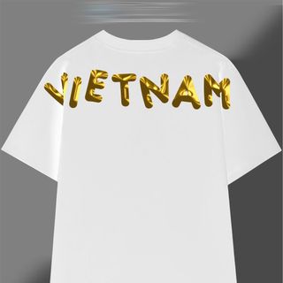 Áo thun in Việt Nam cổ tròn nam nữ thời trang