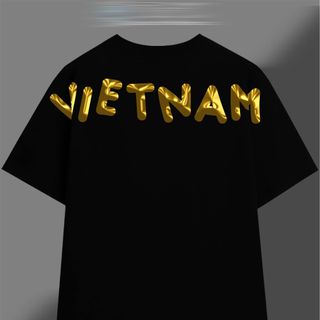 Áo thun in Việt Nam cổ tròn nam nữ thời trang