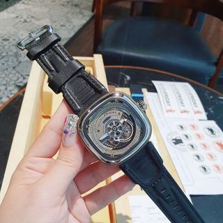 ĐỒNG HỒ NAM SIÊU CẤP SEVEN PRIDAY VÀNG ĐEN TẶNG DÂY FULLBOX MÁY CƠ