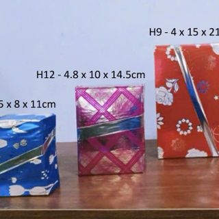 HỘP QUÀ GIẤY KIẾN (H12)  (4.8x10x14.5)CM