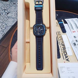 ĐỒNG HỒ NAM SIÊU CẤP SEVEN PRIDAY XANH ĐỎ TẶNG DÂY FULLBOX MÁY CƠ