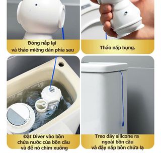 Lọ thả bồn cầu - thợ lặn thả bồn cầu