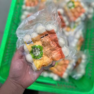 Mực viên chiên 4 túi 1kg