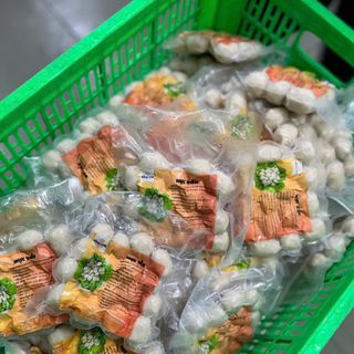 Mực viên chiên 4 túi 1kg