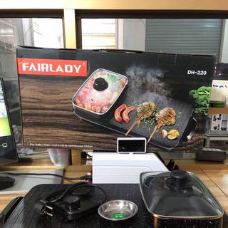 Bếp nướng điện Fairlady DH-220, Bếp nướng lẩu Fairlady DH-220, Bếp Điện Nướng Lẩu BBQ Fairlady DH-220