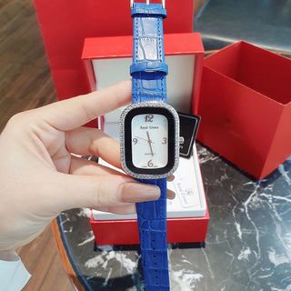 XẢ KHO HÀNG CAO CẤP ĐỒNG HỒ NỮ MÁY VÀNG RODAL DÂY DA MẶT XÀ CỪ