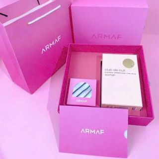 SET NƯỚC HOA CHÍNH HÃNG ARMAF CLUB THE NUIT TẶNG KÈM KHĂN LỤA HỘP HỒNG