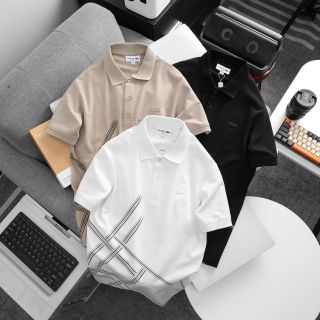 Áo thun polo nam. Chất cá sấu cotton 100% vải nhập , k quá dầy cũng k quá mỏng, vừa phải mịn nhe , form slim