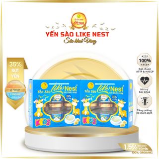 Giỏ Tiết Kiệm Mini 6 Hũ Yến Like Nest Vị  Kids Vani 35%