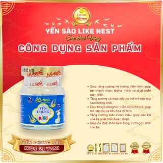 Giỏ Tiết Kiệm Mini 6 Hũ Yến Like Nest Vị  Kids Vani 35%