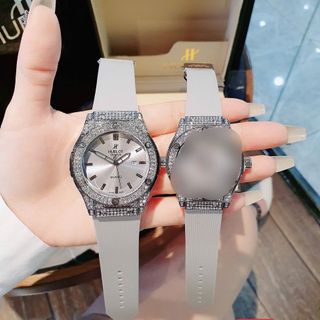 SALE BỎ MẪU HÀNG XI ĐỒNG HỒ NAM NỮ THỜI TRANG HUPLOT VIỀN HỘT NHỎ