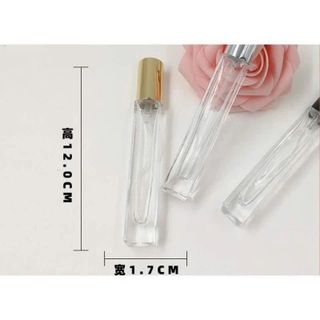 Vỏ chai Nước Hoa Mini Chiết 10ml – Thủy Tinh Cao Cấp, Vòi Xịt Phun Sương - Leanna