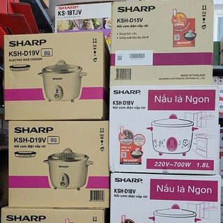 NỒI CƠM ĐIỆN NẮP RỜI 1,8L SHARP KSH- D18V