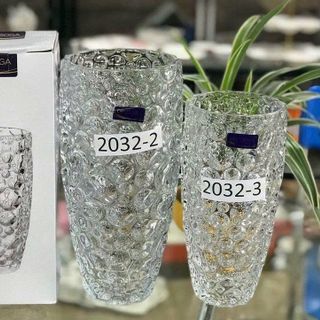 BÌNH CẮM HOA CHẤM BI TRẮNG 30CM DSHP 2032- 2