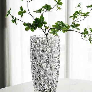 BÌNH CẮM HOA CHẤM BI TRẮNG 30CM DSHP 2032- 2