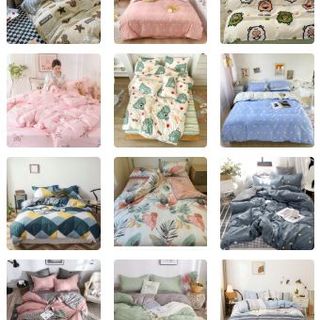 Bộ chăn ga gối cotton hàng nhập