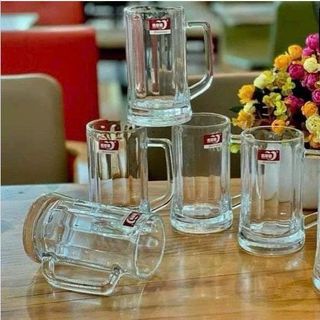 BỘ 6 LY THỦY TINH UỐNG BIA DELI ZB18