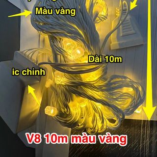 DÂY ĐÈN CHỚP LỤC GIÁC 10M MÀU VÀNG