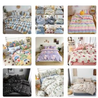 Bộ chăn ga gối cotton hàng nhập