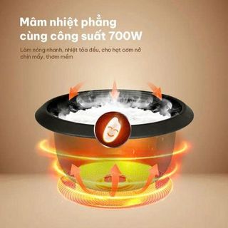 NỒI CƠM ĐIỆN NẮP RỜI 1,8L COMET CM8035