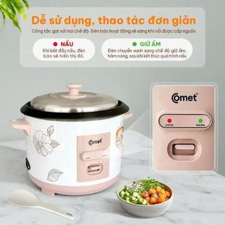 NỒI CƠM ĐIỆN NẮP RỜI 1,8L COMET CM8035 (T4)