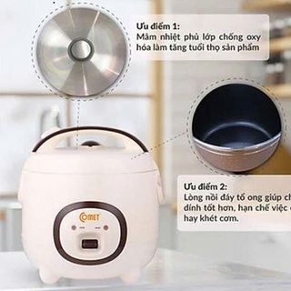 NỒI CƠM ĐIỆN 1.8L NẮP GÀI COMET CM8007