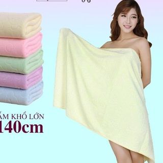 Khăn tắm 70x140 Khăn tắm sợi cao cấp dài 140cm x 70 cm Khăn tắm giá sỉ sài gòn