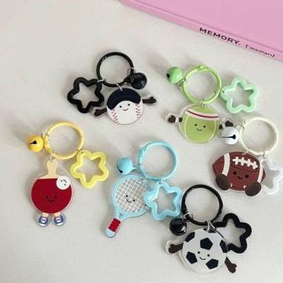 MÓC KHOÁ MIKA QUẢ BÓNG KÈM CHUÔNG