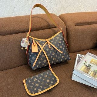 Set túi ví công sở tote hoạ tiết hoa nâu thời trang hot trend