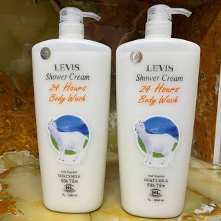 Sữa Tắm Dê LEVIS Shower Cream 24 Hours Body Wash 1200ml