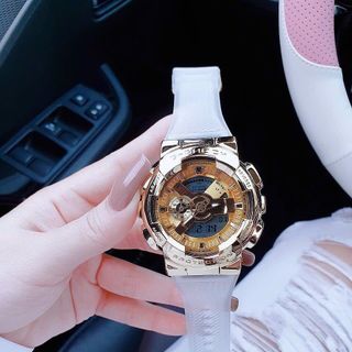 ĐỒNG HỒ ĐIỆN TỬ CAO CẤP KASIO DÂY TRẮNG BẢN ĐỒ FULLBOX UNISEX