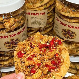 CƠM CHÁY TÓP MỠ HÀNH PHI MUỐI TÔM, HƯƠNG VỊ ĐẶC BIỆT 500G - WINNIE HOUSE