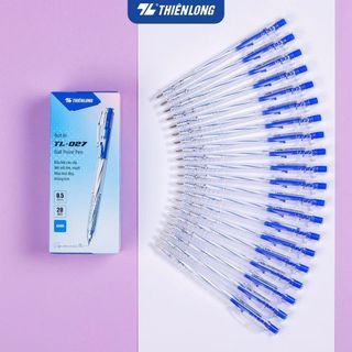 HỘP 20 CÂY BÚT BI THIÊN LONG TL- 027 Bút bi học sinh TL