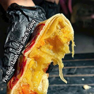 BÁNH PÍA ĐẬU XANH SẦU RIÊNG 8 TRỨNG, ĐẶC SẢN TRỨ DANH 500G - WINNIE HOUSE