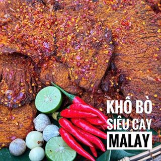 KHÔ BÒ SIÊU CAY MALAY, ĂN LÀ KHÓ DỪNG TAY 250G - WINNIE HOUSE