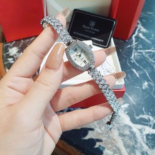 ĐỒNG HỒ NỮ CAO CẤP RODAL DÂY PHA LÊ BẠC VIỀN HỘT