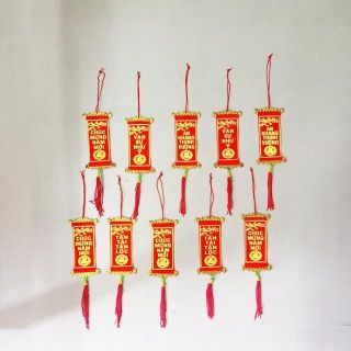 Dây treo tết Mã 001 bộ 10 dây