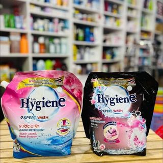 Nước Giặt Xã Hygiene Túi 1800ml Thái Lan Nước giặt xả Hygiene đậm đặc Thái Lan