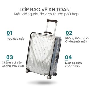 Bọc Vali Trong Suốt Size 28 Bọc Vali Trong Suốt Size 20 Bọc Vali Trong Suốt Size 24