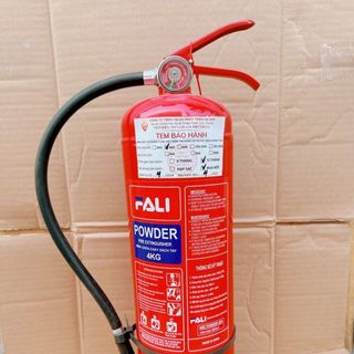 Bình chữa cháy bột ABC 4Kg xách tay nhỏ gọn-trọng lượng cả bình 5-6kg PCCC, Phòng Cháy Chữa Cháy
