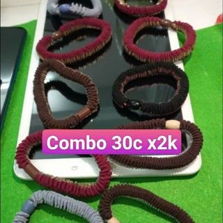Cột tóc nữ xinh nhiều màu mix
