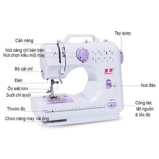 MÁY MAY MINI GIA ĐÌNH 505 (12 LOẠI KHÂU)