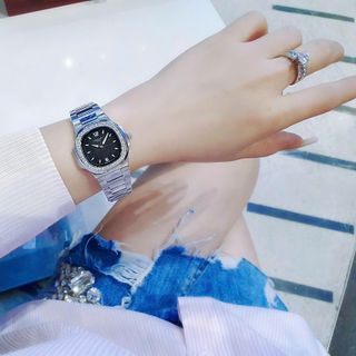 ĐỒNG HỒ NỮ CAO CẤP FATEK MẶT VUÔNG VIỀN HỘT MẠ PVD