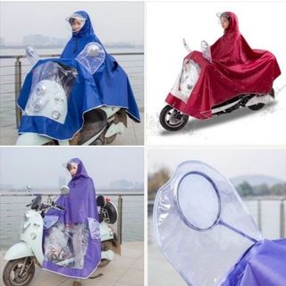 Áo mưa phản quang có kính che mặt 1 đầu